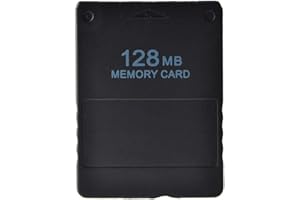 Akemaio 128mb Tarjeta de Memoria de Alta Velocidad Tarjeta de Memoria Juego Compatible con Sony Playstation 2 PS2, Tarjeta de Memoria Flash