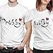 iberrys Couple Tshirts (Hubby & Wifey) - Set of 2 RS.599.00