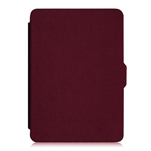 Fintie Hülle für Kindle 8 Generation – Die dünnste und leichteste Schutzhülle Tasche mit auto Sleep / Wake für Kindle eReader (6 Zoll) Touchscreen ohne Spiegeleffekte, (8. Generation – 2016 Modell), Lila - 2