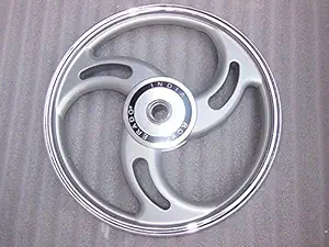 ROYAL ERADO Royal Enfield C5 Classic 350cc & 500cc 3 Spoke Silver Alloy Wheels F-19 & R-18