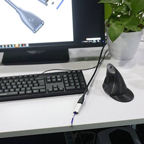 Syncwire USB 3 0 C  ble Extension Cable Rallonge USB 3 0 M  le A vers Femelle A transfert de chargement et de donn  es jusqu    5Gbps pour Cl   USB Hub USB Disque Dur Externe Clavier - 2M Noir