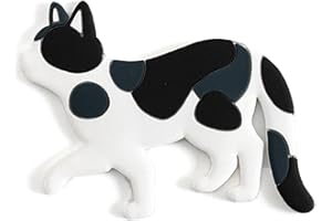 LUXYLEI Aimants De Réfrigérateur De Chat, Réfrigérateur Magnétique en Silicone Accrocher Crochet Crochet Pince du Courrier pour Whiteboard Bureau Gadget