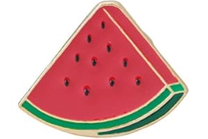 Fliyeong 1X Cute Watermelon Brooch Pin Women Corsage Collar Lapel Badge Jewelry Scarves Shawl Clip Lady Jewelry Bag Ornament Men Gift Durable and Useful