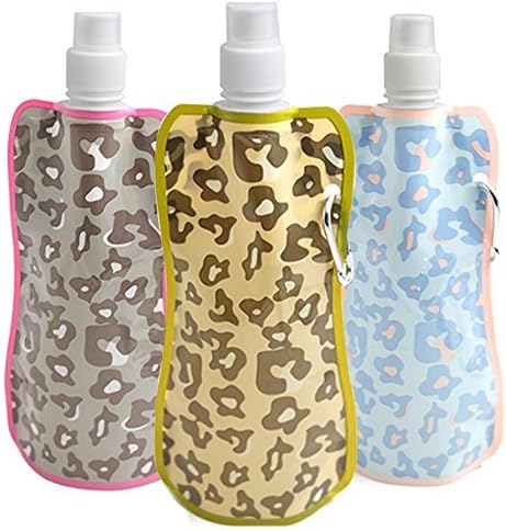 Boli Collapsible Water Bottle (Set of 3) 480ML Capacity, BL6014-B3