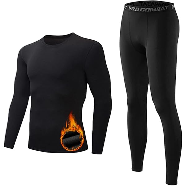 Acfoda Thermo-ondergoed Voor Heren – Zachte Set Voor Skiën En Winter, Ademend En Warm (S-XXL)