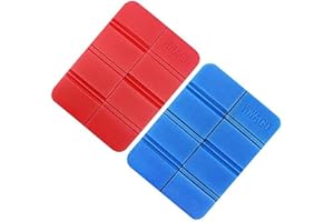 DDSHUN Cuscino per sedile pieghevole da esterno, cuscino per sedile da esterno, tappetino per seggiolino per bambini, cuscino per sedile da escursionismo, cuscino per sedile impermeabile per viaggi, 2 pezzi
