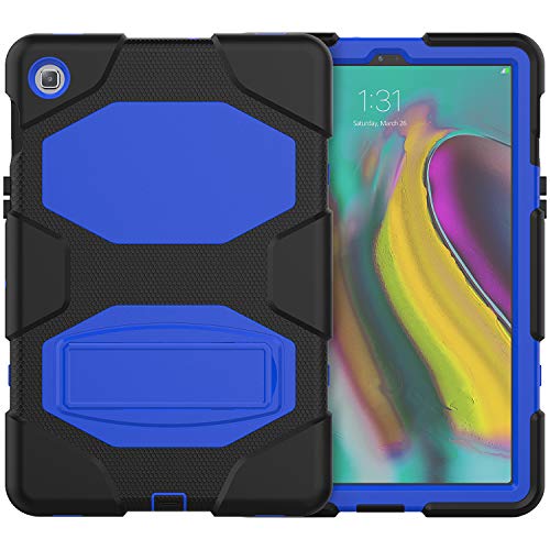SYNTAKS Samsung Galaxy Tab S5e Case 10.5 Inch 2019 (SM-T720/T725),Slim Heavy Duty Shockproof Rugged Case Hard PC+Silicone High Impact Full Body Protective Case (blue)