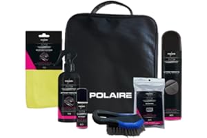 Polaire Auto Expert – Pack Intérieur Produits d’Entretien Voiture – Nettoie Plastiques, Vinyles & Vitres – Mallette de Rangement – Pack de 7 Produits
