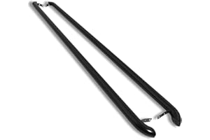 PREDATOR 4X4 Gloss Black Side Bars for Ford Transit Custom SWB 2013+