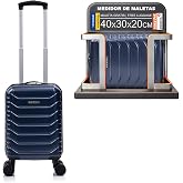 RAYKONG ABS Cabin Suitcase 40x30x20(24L)|Maximum Capacity| Carry-on Luggage with Detachable Wheels for Ryanair | Vueling | Ea