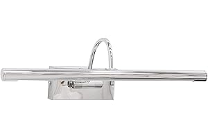 ValueLights | Chrome Integrated LED Picture Wall Light Fitting | Bath Wall Lights, Home Décor & Improvement Essential | IP44 Bathroom