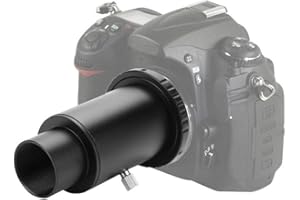 VBESTLIFE Tube d'extension de Téléscope 1,25 Pouces, Adaptateur T-Mount T2 avec Anneau Convient pour Appareil Photo Nikon