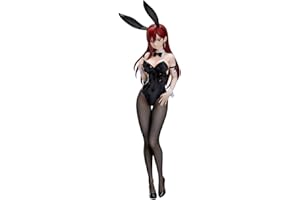 Xinnice Fairy Tail Erza Scarlet Figur Modell Anime Bunny Girl Actionfigur PVC Sammelbare Figure Erza Scarlet Desktop Ornamente Geschenk, 47cm