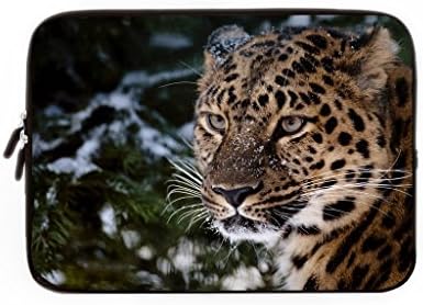 Laptop Sleeve 12" Computer Pouch,Tiger Initials Briefcase,MacBook Pro-12"