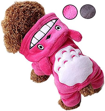 Systond Pet Dog Coat Jacket Costume Spring Cat Clothes Hoodies Dog Apparel Jumper for Puppy Small Medium Large Dogs Jumpsuit Clothes Costume07