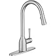 Moen 87233Srs Adler One-Handle High Arc Pulldown Kitchen Faucet With Power Clean, Spot Resist Stainless