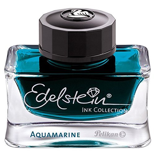 Pelikan Fine-Writing 4012700300027 Edelstein Ink of the Year 2016, Glas 50 ml, aquamarine/petrol