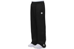 Joggingbyxor, herr, baggy sweatpants Y2K breda bomull, joggingbyxor, dam, elastisk midja, vida ben, sportbyxor, långa sweatpa