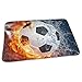 Produktbild Voxpkrs Baby Changing Pad Liners Flame Football Print Weiche Wickelauflage für Jungen Mädchen 25.5"X 31.5"