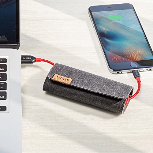 Anker PowerLine+ Lightning Cable iPhone Cable(6ft) Durable and Fast
Charging Cable [Aramid Fiber & Double Braided Nylon] for iPhone 7 6s 6
SE, iPad and More