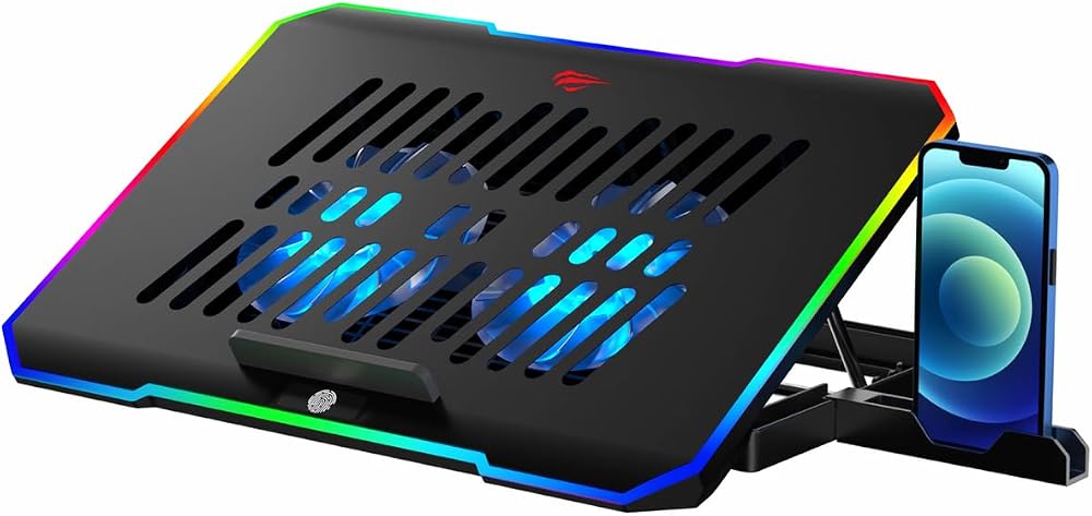 Havit Gamenote F2069 Cooling Pad RGB Gaming Laptop Soğutucu - Ayarlanabilir 2 Büyük Fan 2000RPM