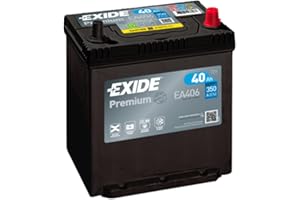 EXIDE TECHNOLOGIES EXIDE Batterie 40, Ah 350, A/EN EA406 L 187mm B 127mm H 220mm