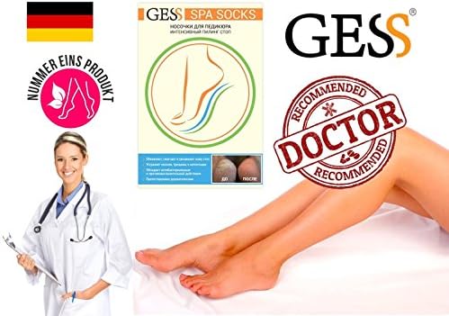 2 Pairs SPA SOCK Foot Mask, Exfoliating Foot Mask Remove Calluses & Dead Skin Cells, Rose Scented, Peel second day, Completely within 4-7 days