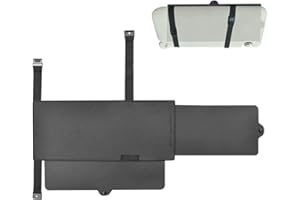 Bavokon 2 Pcs Pare-Voiture - Extension Pare-Voiture Pare-Soleil UV avec - Filtre UV et visière Voiture réglable pour Une Vision Plus Claire et Une