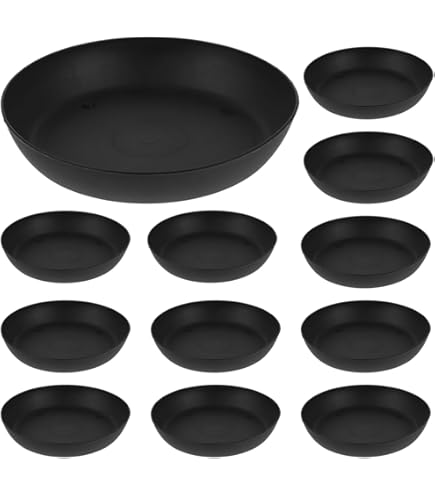 15 stuks bloempotonderzetters, rond, 30 cm, plastic onderzetters 15 stuks bloempotonderzetters, rond, 30 cm, plastic onderzetters