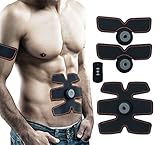 AOSTO Estimuladores eléctricos, EMS Músculo Toner,Ejercicios de gimnasio y Fitne