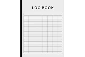 Log Book: Large Multipurpose Tracker with 7 Columns to Record Inventory, Accounts, Cash In and Out, Payments, Expenses, Daily Activity, and Much More (White)