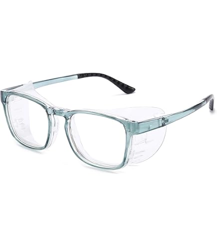 QIULAO Lunettes de Pollen Adultes, Anti-Sable, Anti-Brouillard, gouttelettes, lumière Anti-Bleue, Lunettes de sécurité Toutes inclusives Anti-U / V400, adaptées aux Lunettes for Hommes/Femmes lorsqu