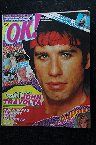 Preisvergleich Produktbild OK ! âge tendre 405 JOHN TRAVOLTA + POSTER ROD STEWART BONNIE TYLER