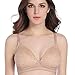 Intimate Portal Women's Chic to Chic Non-wired Soft Cups Nursing Bra Beige Lace 36D 80D