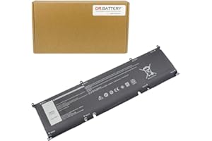 DR. BATTERY 69KF2 70N2F Laptop Battery for Dell XPS 15 9500 9510 Alien Ware M15 M17 R3 R4 Year Precision 5550 5560 G15 5515 G7 15 7500 Inspiron 16 Plus 7610 P87F P91F P45E 8FCTC DVG8M 070N2F [11.4V]