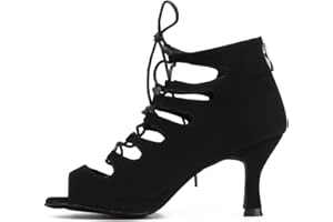 Syrads Zapatos de Baile Latino para Mujer Salsa Tango Bachata Vals Zapatos de Baile de Salón Suela Blanda 969