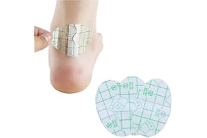 N\C 100 PCS Waterproof Anti-wear Shoe Sticker, Blister Prevention Foot Care Protection Pad, Ultra-Thin Transparent Self-Adhesive Heel Anti-Wear Sticker, Protect Skin from Rubbing Shoes, Blister Pads