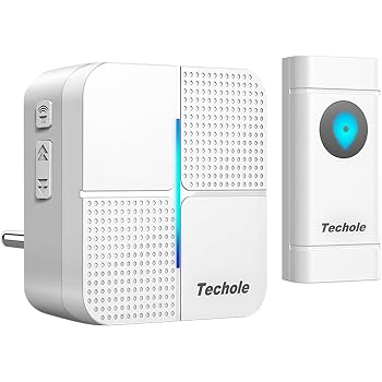 Campanello Wireless WGOAL Impermeabile IPX7 | Senza Batterie E Senza Wifi | Raggio 120 M Con 25 Melodie