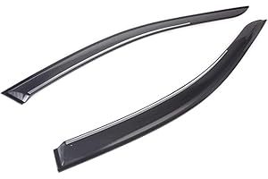 Déflecteurs latéraux Noir compatible avec Peugeot 3008 5 portes 2009-2016