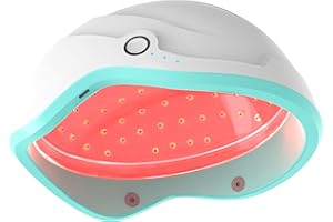 LaseLocks Laserhelm für Haarausfall, 650nm Rotlicht-Laser fördert Kopfhaut-Blutzirkulation und stimuliert Haarfollikelwachstum, Laser-Haarwachstum Kappe Behandlungen Alopezie