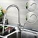 Produktbild KINSE 360° Schwenkbar Küchenarmatur Küche Wasserhahn aus SUS304 Edelstahl Einhebelmischer Spüle Armatur Spültischarmatur Mischbatterie mit ABS Bubbler - Typ E
