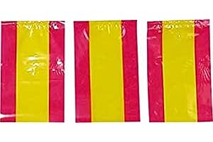 Verbetena - Bandera plástico España 20x30 cm, bolsa 5x10 metros (011200089)