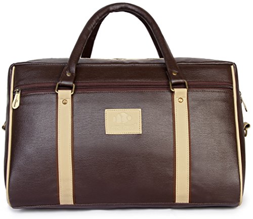 The Clownfish Ambiance Series 30 litres Unisex Travel Duffle Brown RS.999 (67.00% Off) - Amazon