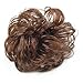 TOOGOO(R) Long Curly Brown Hair Wig Ponytail Holder Scrunchie Hairpiece