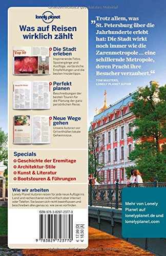Book's Cover of Lonely Planet Reiseführer St.  Petersburg