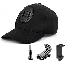 Cappellino Con Supporto Per Action Cam - Compatibile Con GoPro, Akaso, Sony E Altri - Foto 5