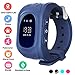 Price comparison product image Kids Smartwatch GPS Tracker Smartphone Anti-Lost with Pedometer - Wrist SIM SOS Call Voice Chat hone by Parent Control IOS Android Smartphone App (Q50 GPS Dark Blue)
