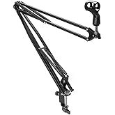 Lastvoice NB40 Studio Desk Microphone Stand (50x50 Large Size) Black