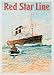 Produktbild Vintage Travel Kanada aus Belgien mit Red Schlagt Star Line 's 250 gsm, Hochglanz, A3, vervielfältigtes Poster