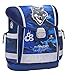 Produktbild Belmil Ergonomischer Schulranzen Jungen 1. klasse 2. klasse 3. klasse - Super Leicht 900-960 g/Grundschule/Wolf/Blau (403-13 Lumi Wolf)